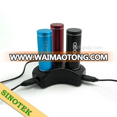 Sinotek 5000mAh total 3pcs 15000mAh power bank restaurant cell phone charging station