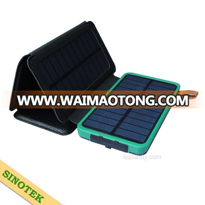 SINOTEK waterproof power bank 10000mah / 20000mah solar phone charger