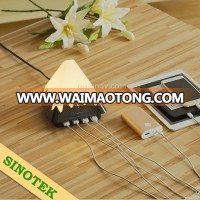 SINOTEK desktop power station with LED lamp 4 port universal charging station