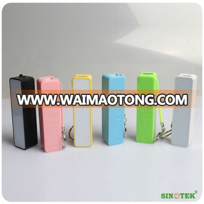 Free shipping by sea 50000pcs USD1.25/pc mini tube gift power bank 2600mah